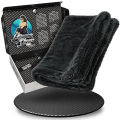 Nuke Guys Gamma Dryer - Mikrofaser Trockentuch - 1400 GSM, 40 x 60 cm - Schwarz - Verpackt