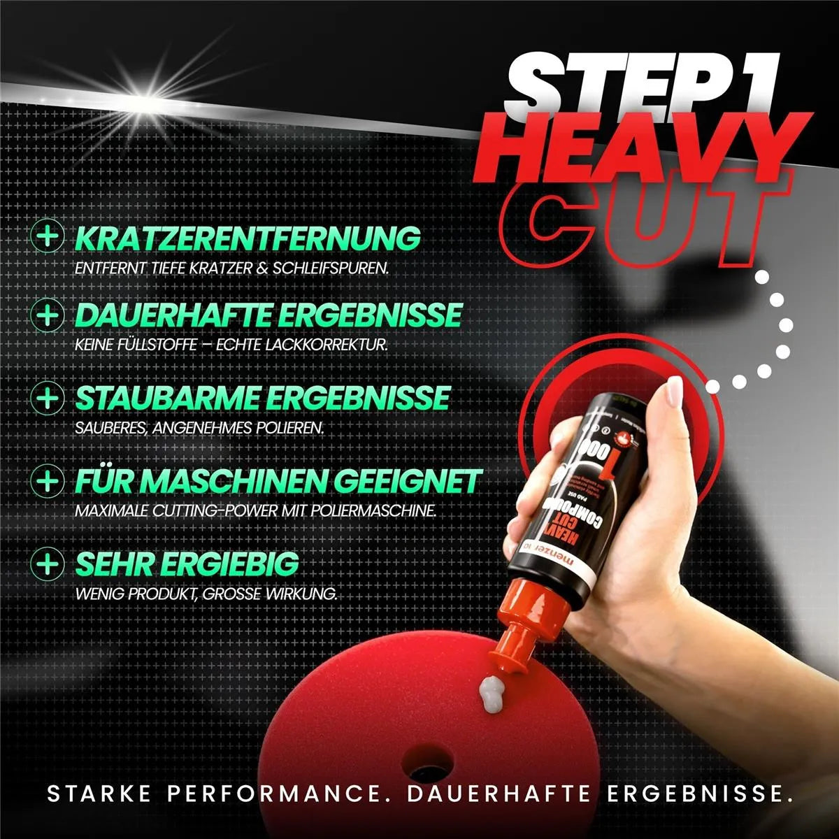 Menzerna MZ-XR Poliermaschine 15mm - Autocleanhaus