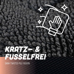 Nuke Guys Gamma Dryer - Mikrofaser Trockentuch - 1400 GSM - Schwarz