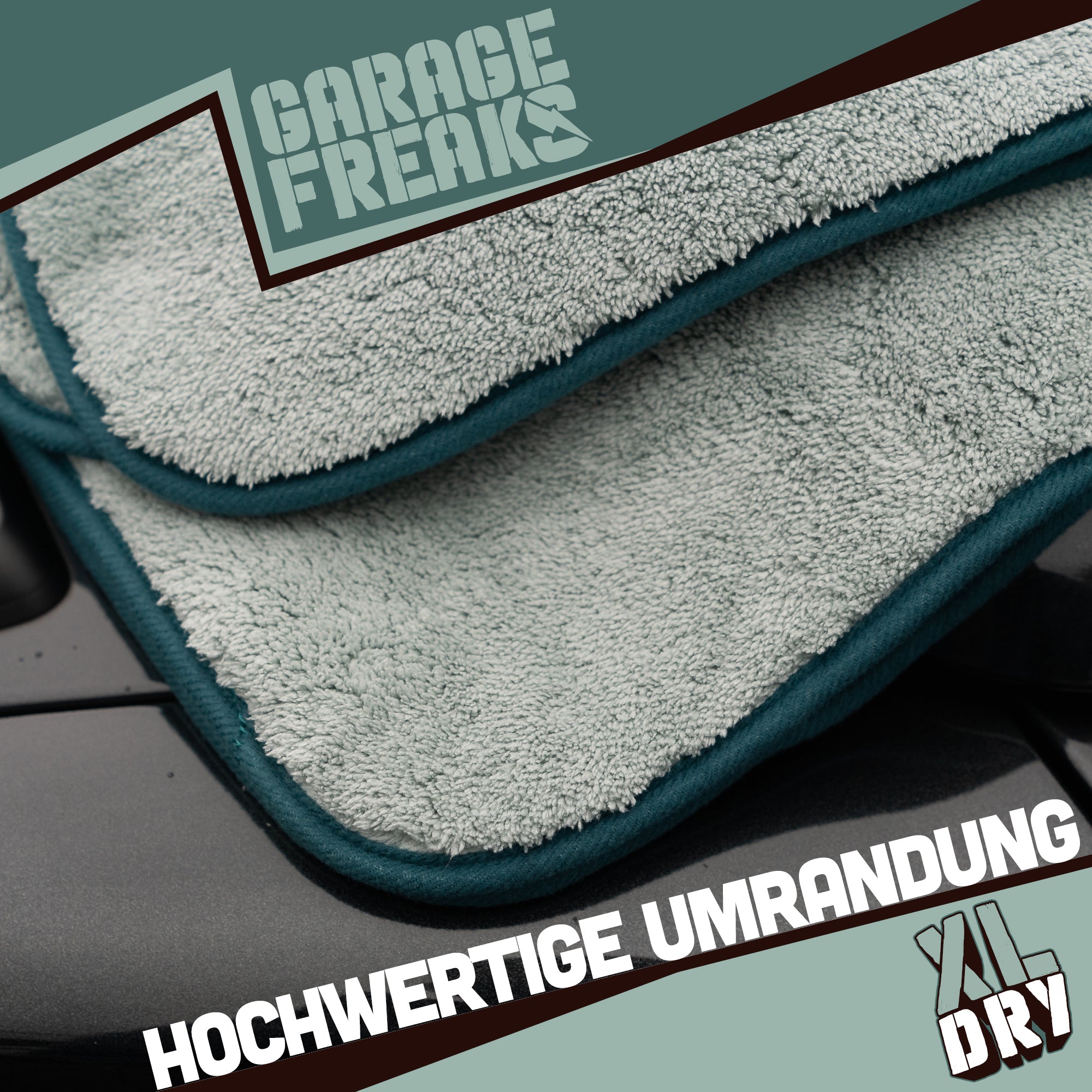 Garage Freaks - XL DRY - Trockentuch 50x80cm, 1200 GSM