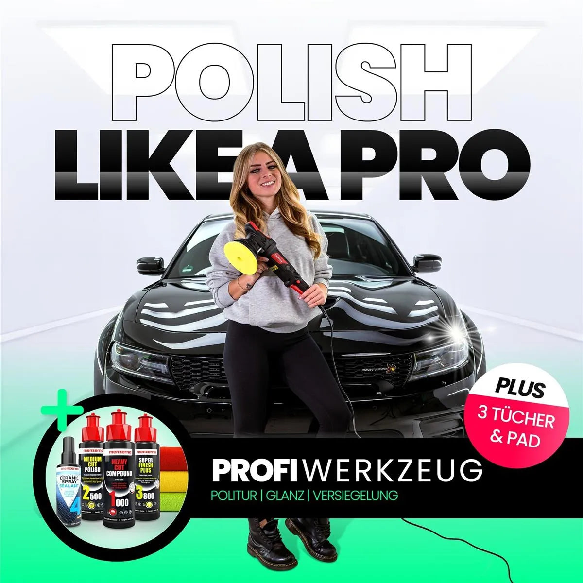 Menzerna MZ-XR Poliermaschine 15mm - Autocleanhaus 