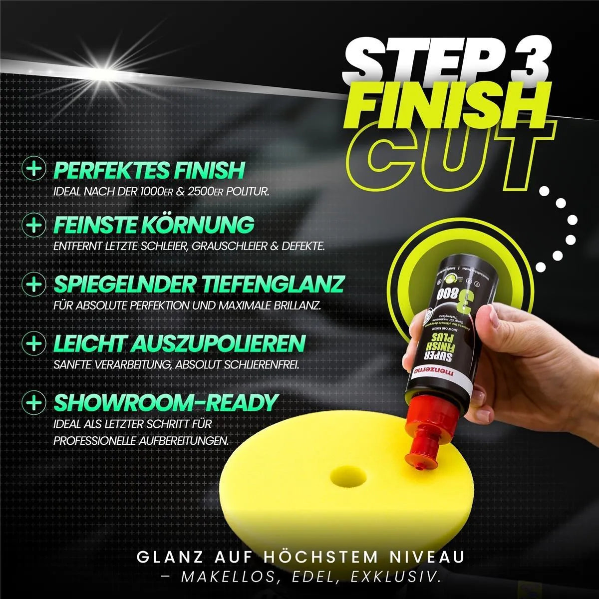 Menzerna MZ-XR Poliermaschine 15mm - Autocleanhaus 