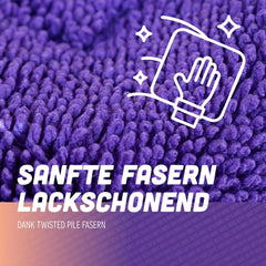 Nuke Guys Gamma Dryer - Mikrofaser Trockentuch - 1400 GSM - Lila