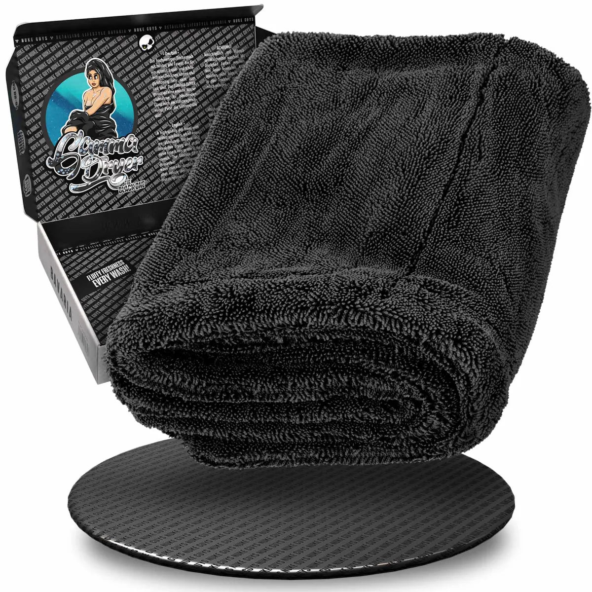 Nuke Guys Gamma Dryer - Mikrofaser Trockentuch - 1400 GSM - Schwarz