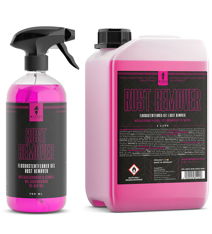 Wizard of Gloss Rust Remover Flugrostentferner 750ml - Autocleanhaus 