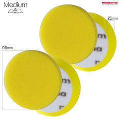 Menzerna Medium Cut Foam Pad PREMIUM - 95 mm/3,5" - gelb - 2 Stück