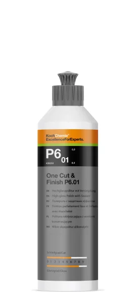 Koch Chemie One Cut & Finish P6.01 - Ein-Schritt-Politur - Hochglanzpolitur mit Versiegelung - 250 ml