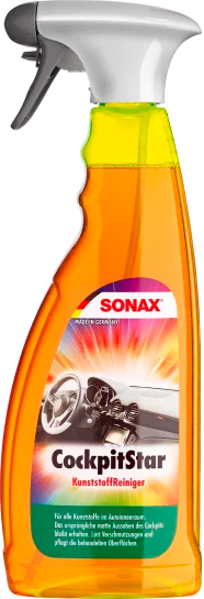 SONAX CockpitStar - KunststoffReiniger 750ml Sprühflasche