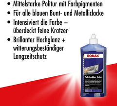 SONAX Polish+Wax Color blau 500ml